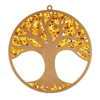 Bernstein Suncatcher Baum des Lebens