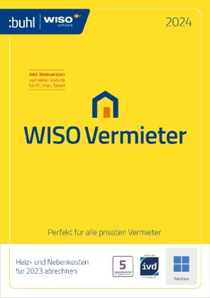 WISO Vermieter 2024 (5 WE), 1 CD-ROM
