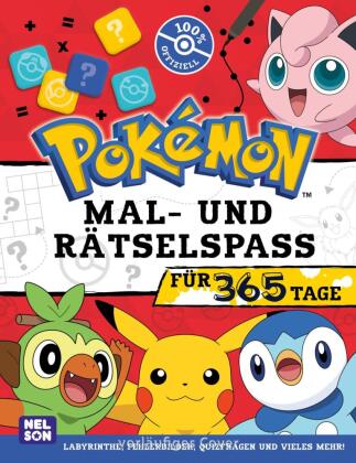 Pokémon Activity-Buch: Mal- und Rätselspaß für 365 Tage