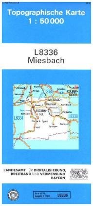 Topographische Karte Bayern Miesbach