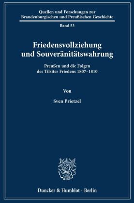 Friedensvollziehung und Souveränitätswahrung.; .