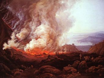 Johan Christian Claussen Dahl - Ausbruch des Vesuvs - 500 Teile (Puzzle)
