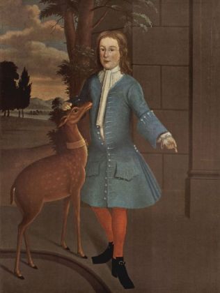 Amerikanischer Maler von 1730 - Porträt des John van Cortlandt - 1.000 Teile (Puzzle)