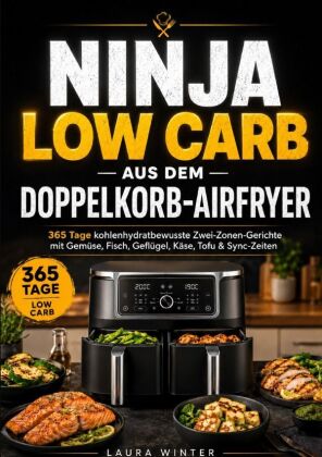 Ninja Low Carb aus dem Doppelkorb-Airfryer