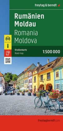 freytag & berndt Straßenkarte Rumänien - Moldau 1:500.000
