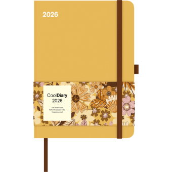 N Neumann - Ray Flower Kalender 2026 - Buchkalender 16×22 cm mit Wochenübersicht, elastischem Versch