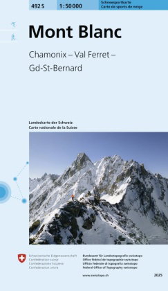 492S Mont Blanc Schneesportkarte