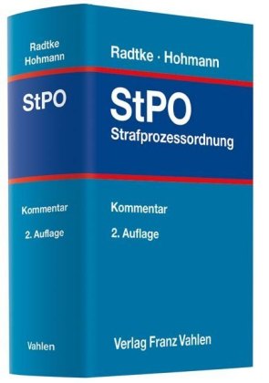 Strafprozessordnung. StPO