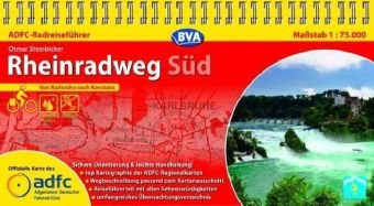 ADFC-Radreiseführer Rheinradweg Süd 1:75.000 praktische Spiralbindung, reiß- und wetterfest, GPS-Tra