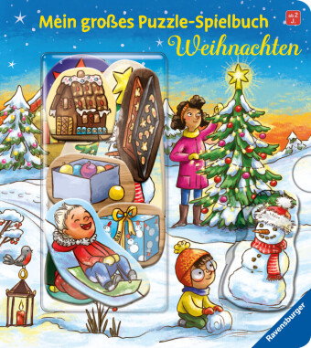 Mein großes Puzzle-Spielbuch - Weihnachten