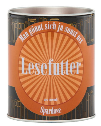 Spardose "Lesefutter"