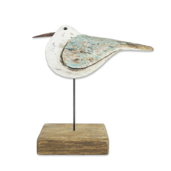 Holz Möwe auf Podest