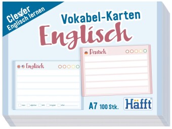 Vokabel-Karten Englisch 100 Stück A7