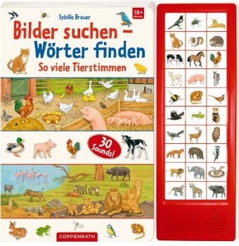 Bilder suchen - Wörter finden - So viele Tierstimmen, m. Soundleiste
