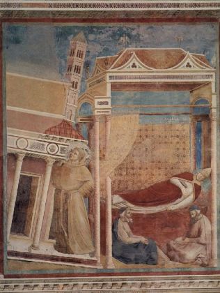Giotto di Bondone (und Werkstatt) - Hl. Franziskus von Assisi, Der Traum des Innozenz III. - 1.000 T