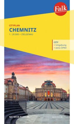Falk Cityplan Chemnitz 1:20.000