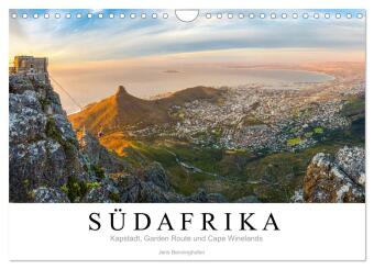 Südafrika: Kapstadt, Garden Route und Cape Winelands (Wandkalender 2024 DIN A4 quer), CALVENDO Monat