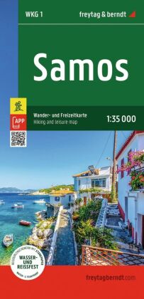freytag & berndt Wanderkarte WKG 1 Samos 1:35.000