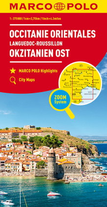 MARCO POLO Regionalkarte Languedoc-Roussillon, Auvergne 1:275.000