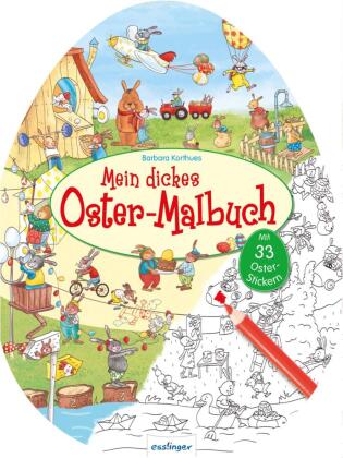 Mein dickes Oster-Malbuch