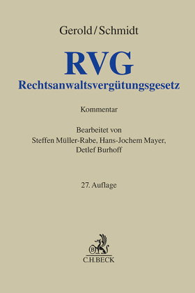 Rechtsanwaltsvergütungsgesetz. RVG