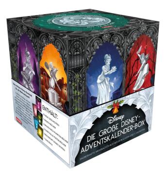 Disney: Die große Disney-Adventskalender-Box - Zauberhafte Weihnachts-Box mit 24 Büchern und 1.152 S