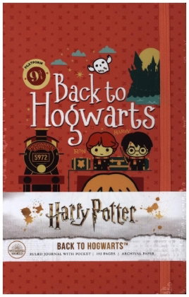 Harry Potter: Back to Hogwarts Hardcover Ruled Journal