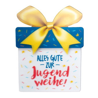 TRÖTSCH - 3D-Geschenkbox Jugendweihe Konfetti