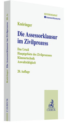 Die Assessorklausur im Zivilprozess