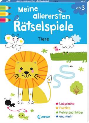 Meine allerersten Rätselspiele - Tiere