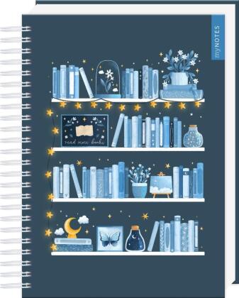 myNOTES Papeterie: Ringbuch Bücherregal
