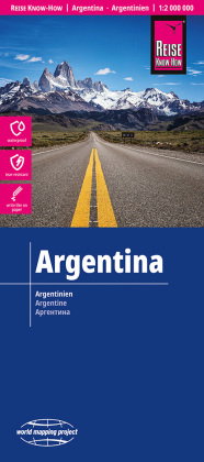 Reise Know-How Landkarte Argentinien | Argentina (1:2.000.000)