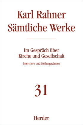 Karl Rahner Sämtliche Werke