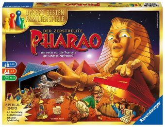 Ravensburger 26656 - Der zerstreute Pharao - Gesellschaftsspiel für die ganze Familie, für Erwachsen