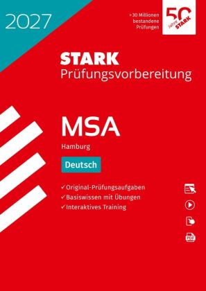 STARK Deutsch - MSA 2027 Hamburg - Prüfungsvorbereitung, m. 1 Buch, m. 1 Beilage