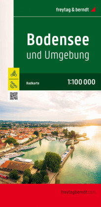 Bodensee und Umgebung, Rad- und Freizeitkarte 1:75.000, freytag & berndt, RK 0099