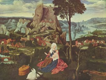Joachim Patinir - Ruhe auf der Flucht nach Ägypten - 500 Teile (Puzzle)