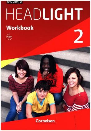 English G Headlight - Allgemeine Ausgabe - Band 2: 6. Schuljahr, Workbook mit Audios online
