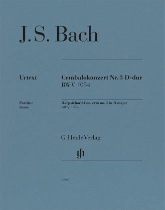 Johann Sebastian Bach - Cembalokonzert Nr. 3 D-dur BWV 1054