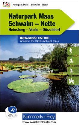 Kümmerly+Frey Outdoorkarte Deutschland 62 Naturpark Maas, Schwalm, Nette, 1:50.000