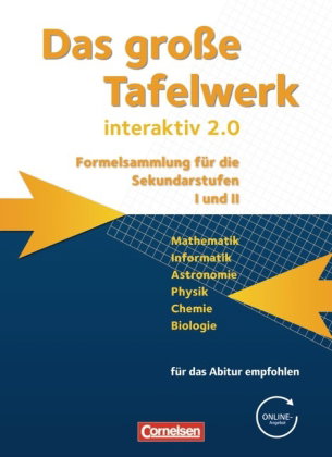 Das große Tafelwerk interaktiv 2.0 - Formelsammlung für die Sekundarstufen I und II - Allgemeine Aus