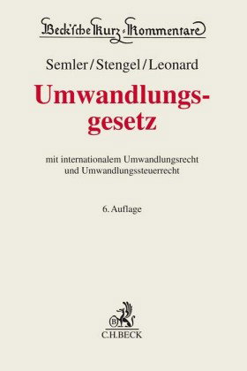 Umwandlungsgesetz. UmwG