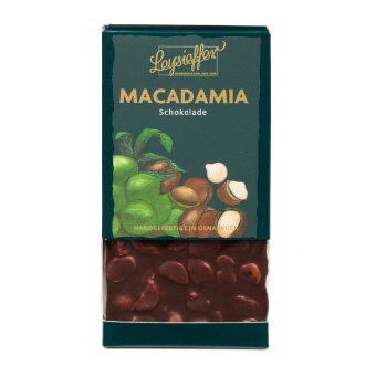 Halbherbe Schokolade mit Macadamia-Nüssen, 100 g, 55% Kakao