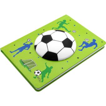 Notizbuch Motiv "Fußball"