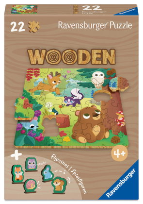 Kinderpuzzle 22 Teile - Fröhliche Waldfreunde