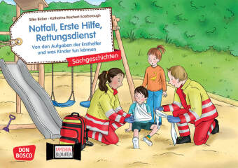 Notfall, Erste Hilfe, Rettungsdienst. Von den Aufgaben der Ersthelfer und was Kinder tun können. Kam
