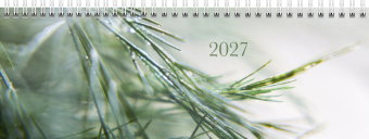 Querterminbuch Premium Young Line 2027 Greeny, 297×105 mm, Papier