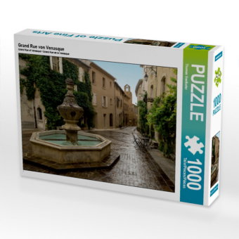 CALVENDO Puzzle Grand Rue von Venasque | 1000 Teile Lege-Größe 64x48cm Foto-Puzzle für glückliche St