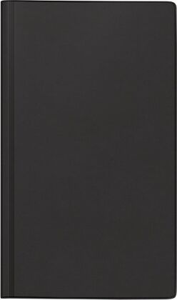 Tageskalender, Buchkalender, 2024, Modell reise-merker, Balacron-Einband, schwarz