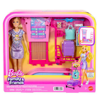 Barbie Kofferband Set mit Puppe.JMJ49